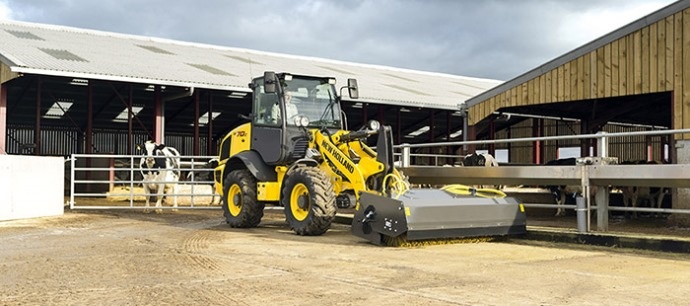 Le nouveau système hydraulique fournit toute la puissance pour actionner des accessoires frontaux